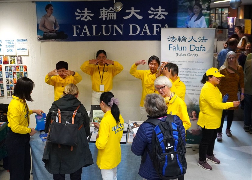 Image for article การแนะนำฝ่าหลุนต้าฝ่าในงาน Spirit & Knowledge Fair ที่เมืองเฮลซิงกิ